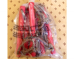 Лестница веревочная RED/BROWN