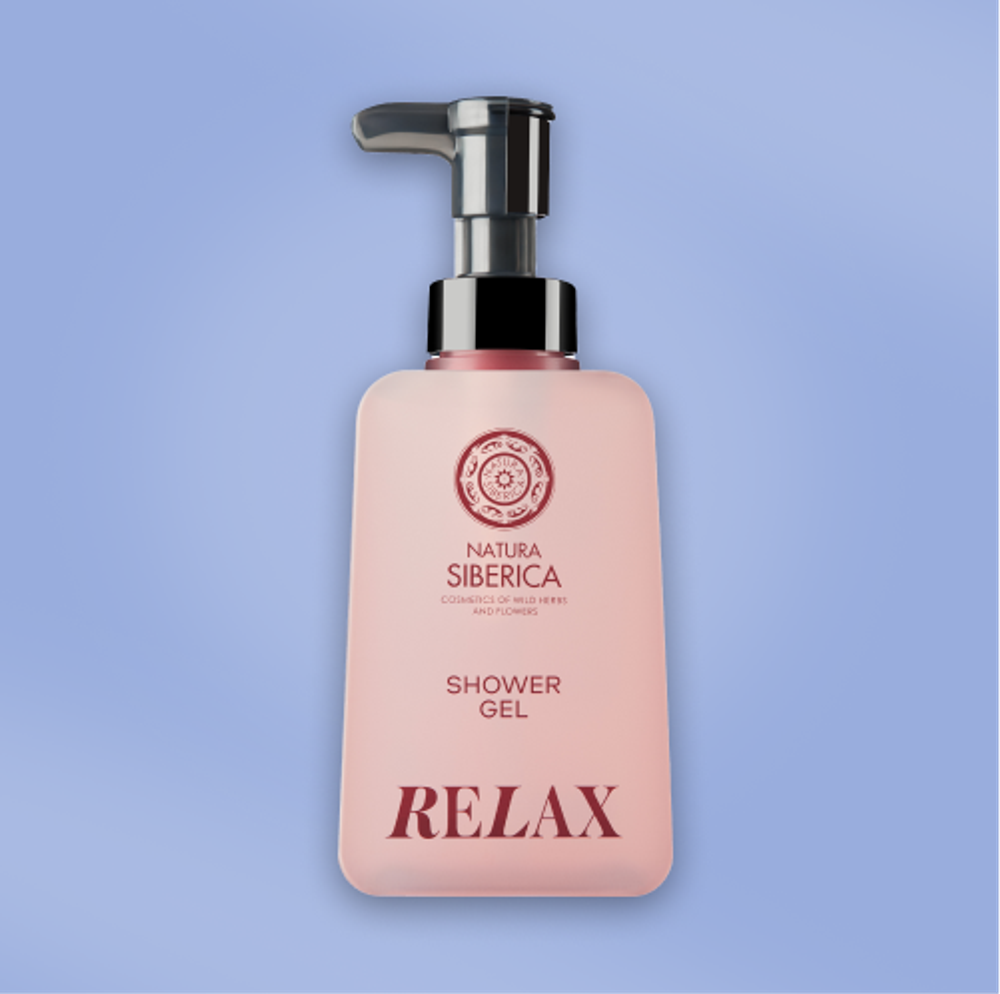 Гель для душа Natura Siberica диспенсер 450 мл Shades of Siberia Relax