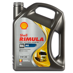Моторное дизельное масло Shell Rimula R6 ME 5W-30 209л синтетическое (550040121)