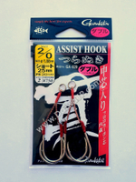 Крючки GAMAKATSU ASSIST HOOK TSURANUKI DOUBLE GA029 SHORT