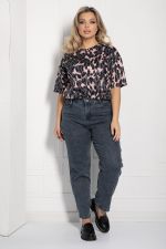 Джинсы Ты на высоте (мокрый асфальт) Б12709-4 LT Collection