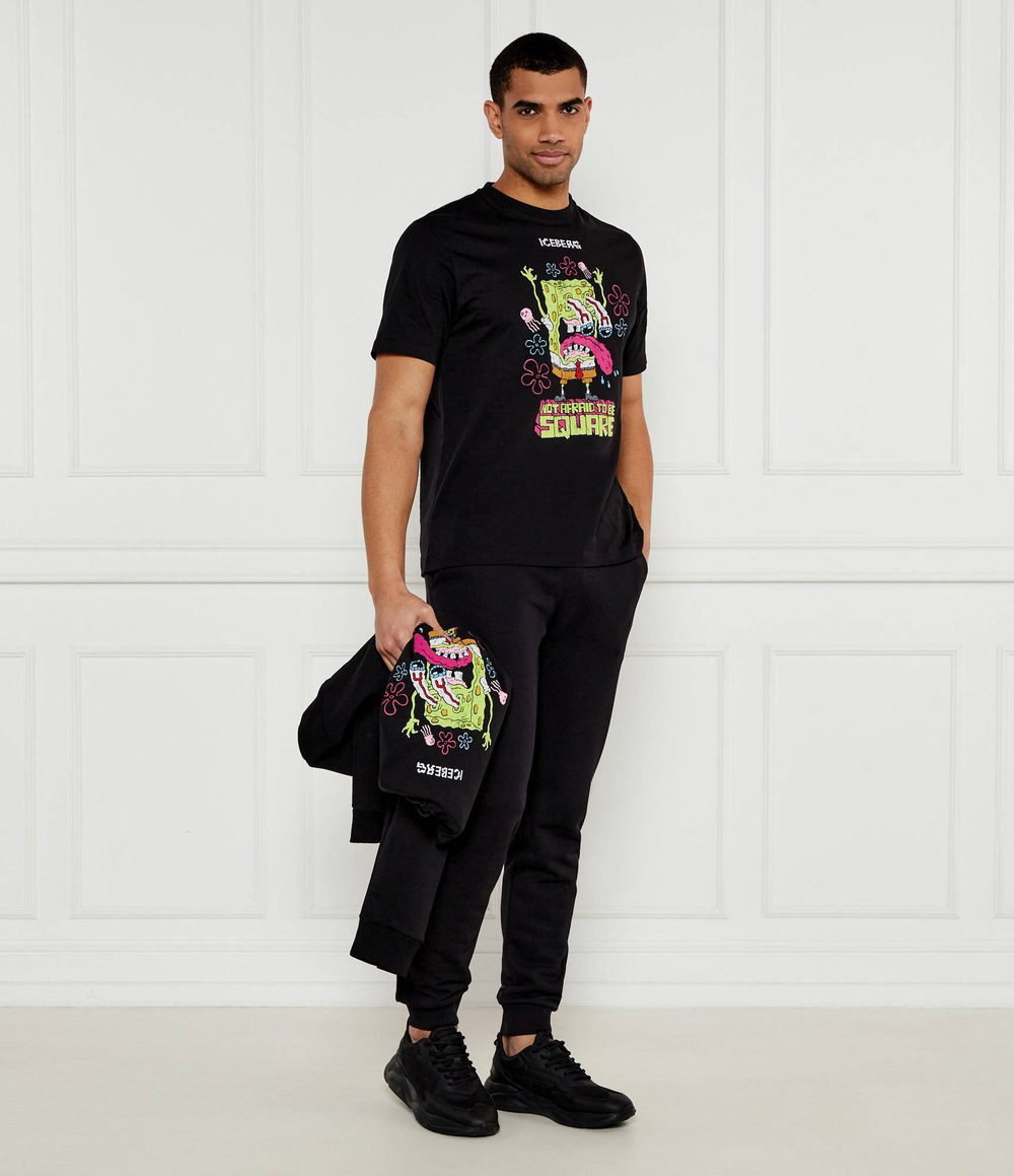 Футболка Iceberg x Spongebob Iceberg - черный(252 I1P F24A 6325)