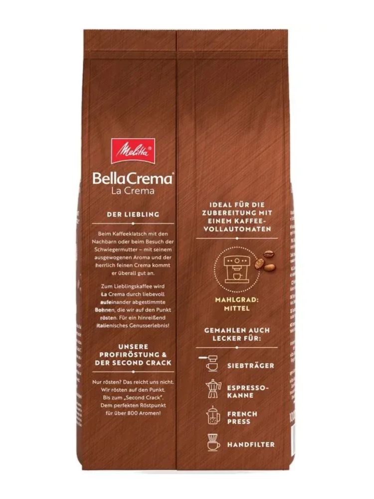 Кофе в зернах Melitta Bella Crema La Crema, 1 кг