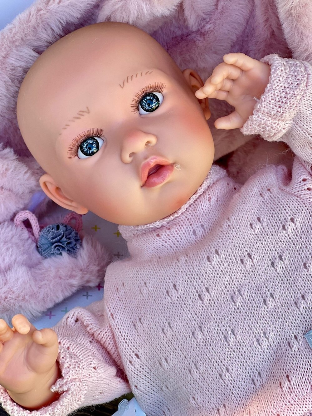 Кукла Реборн Nines 40см Susette мягконабивная (N0235)