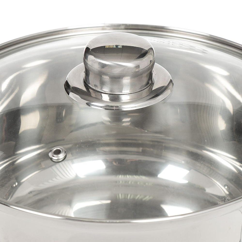 Кастрюля нерж, 4.2 л, с крыш, Катунь, Гретта, КТ04-D-40, индукц