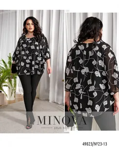 Блуза 23-13-черный Minova