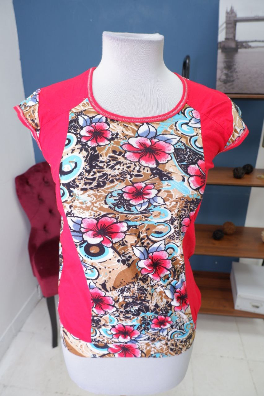 Футболка N.O.A. с принтом 46 размер