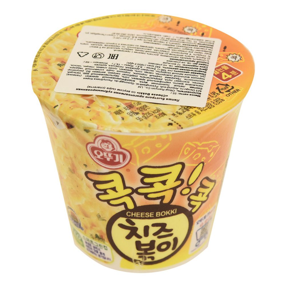 Лапша &quot;Cheese Boki&quot; со вкусом сыра (спагетти) 55г, Южная Корея