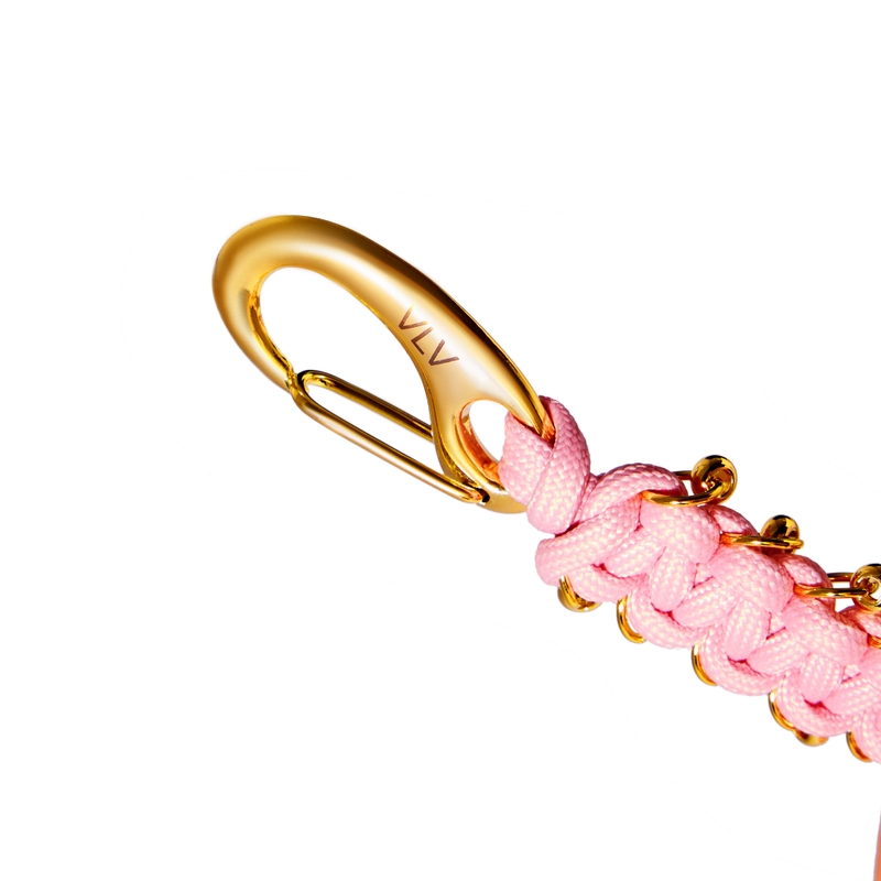 Брелок Любовники – Золото, Розовый