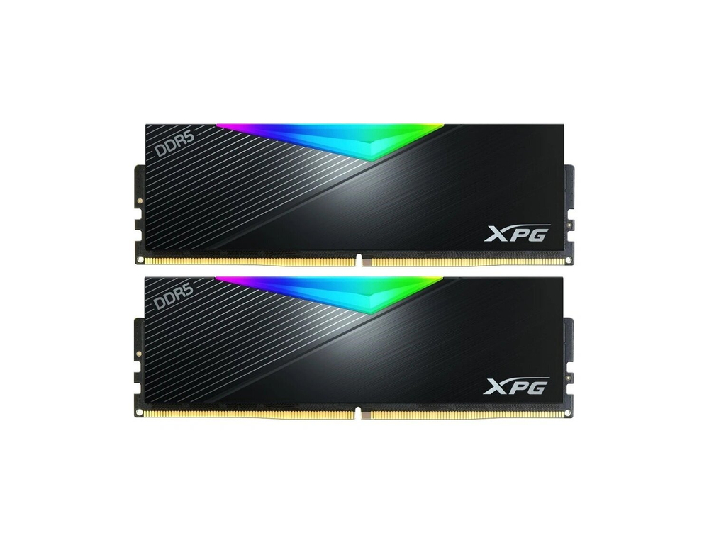 Оперативная память ADATA XPG Lancer RGB DDR5‑ 6400-7200 комплекты 32/64 ГБ (цвета: чёрный / белый)