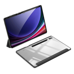 Чехол книжка черного цвета для Samsung Tab S10 Ultra, S9 Ultra и S8 Ultra, серия Toby Series от Dux Ducis