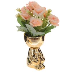 GAEM Цветочная композиция "Розы", L11 W11 H19 см, 4в.