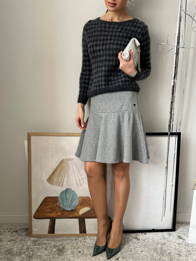 Хлопковая юбка Weekend Max Mara, М