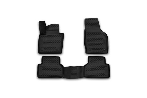 Коврики в салон для AUDI Q3, 2015-, АКПП, 4 шт. (полиуретан) CARAUD00001