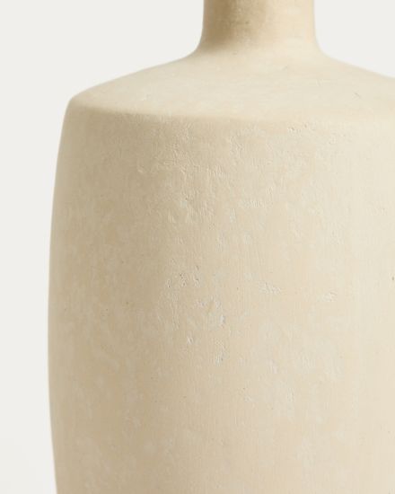 Ваза из папье-маше Mireni бежевого цвета Ø 26 см