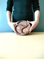 Менажница деревянная сервировочная из кедра для подачи