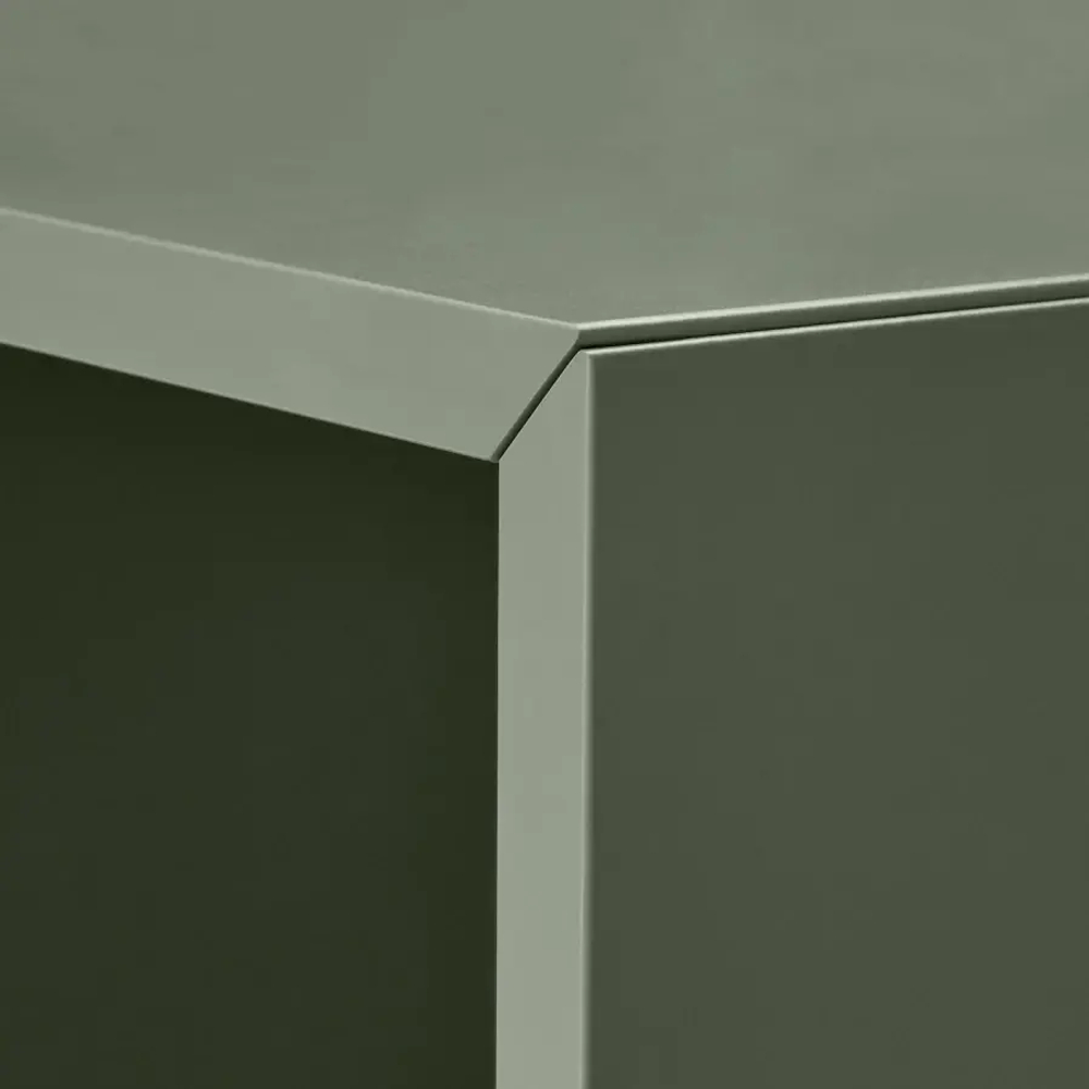 Комбинация для хранения - EKET IKEA/ ЭКЕТ ИКЕА,  210х175х70 см, белый/желтый /бледно-голубой /зеленый