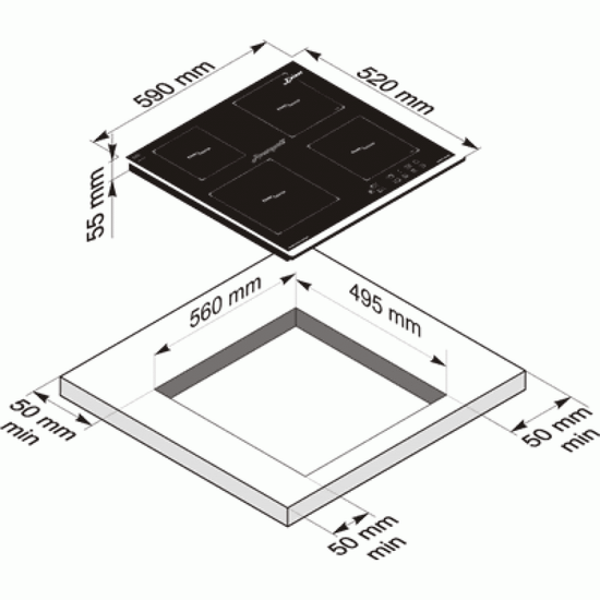 Электрическая варочная панель Kaiser KCT 6515 F