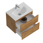 Тумба подвесная с раковиной BelBagno ETNA39-500/390-2C-SO-RN-P+BB-8099-3-50