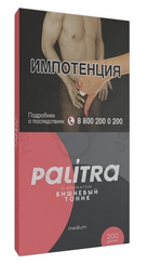 Кальянный табак PALITRA "Cherry Tonic" Вишневый Тоник 200 гр