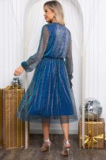 Платье праздничное Млечный путь (лазурное) П14645-5М LT Collection