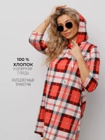 Туника платье удлиненная больших размеров домашняя