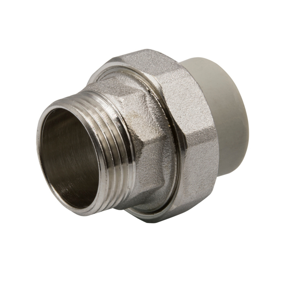Муфта комб. разъем н.р. EVER PLAST 25*1/2 серая россия 36260