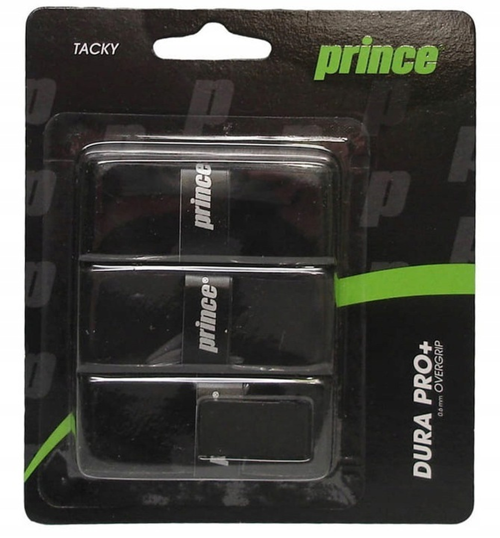 Овергрип Prince Dura pro+ черный, 3шт/уп