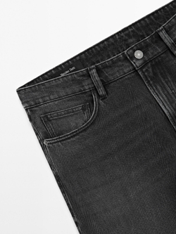 Massimo Dutti Джинсы Slim Fit, угольный