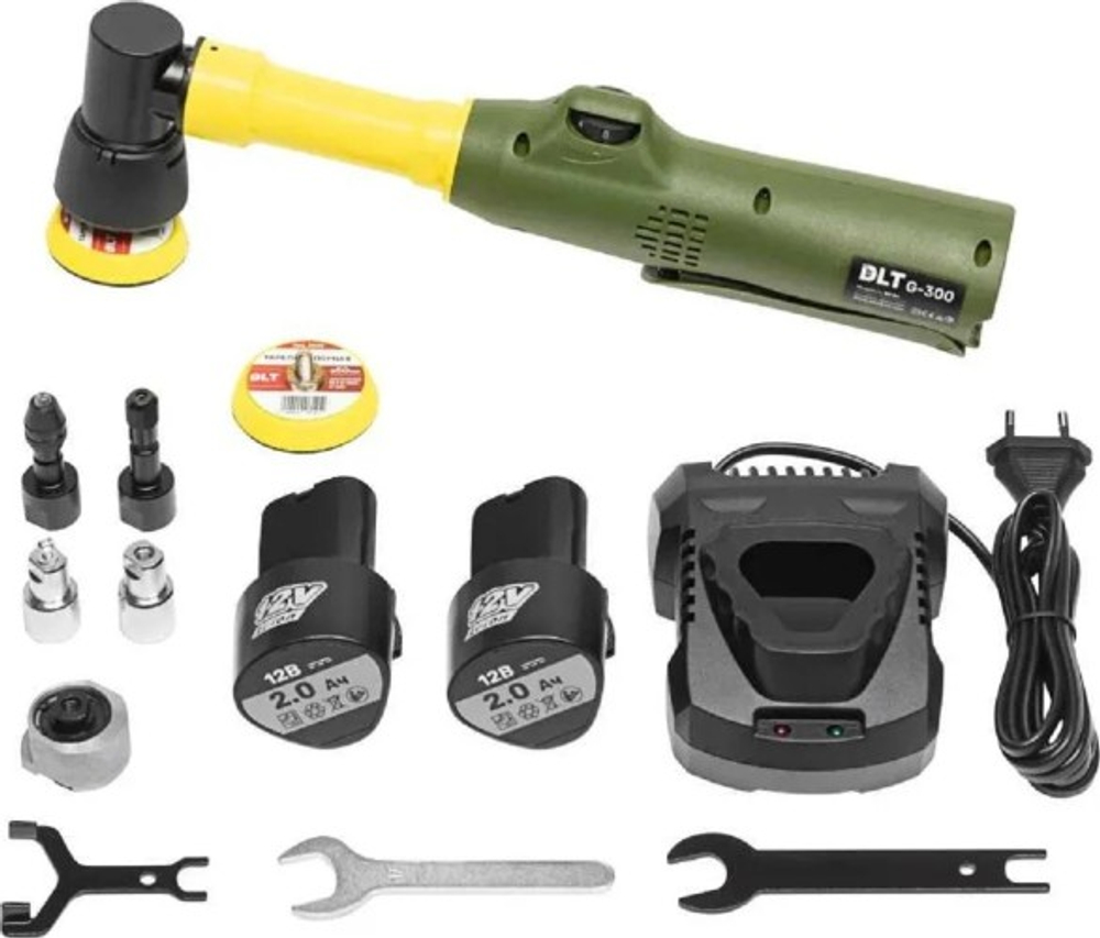 Шлифмашина угловая аккумуляторная DLT G-300 с кейсом 1153