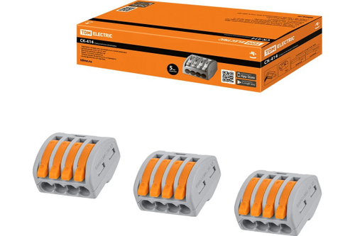 Соединительная клемма СК-414 (2,5мм2) TDM