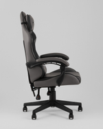 Кресло спортивное TopChairs Commander серо-черный