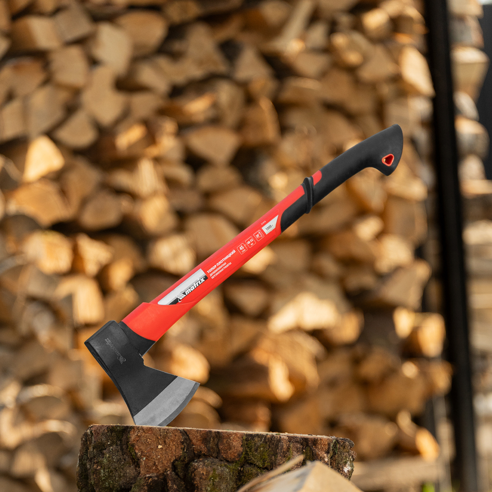 Топор, 1000 г, эргономичная фибергласовая рукоятка, 610 мм Matrix