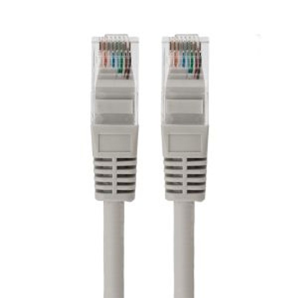 Шнур коммутационный патч-корд U/UTP RJ45-RJ45, CAT 5e, LSZH серый, 3м REXANT