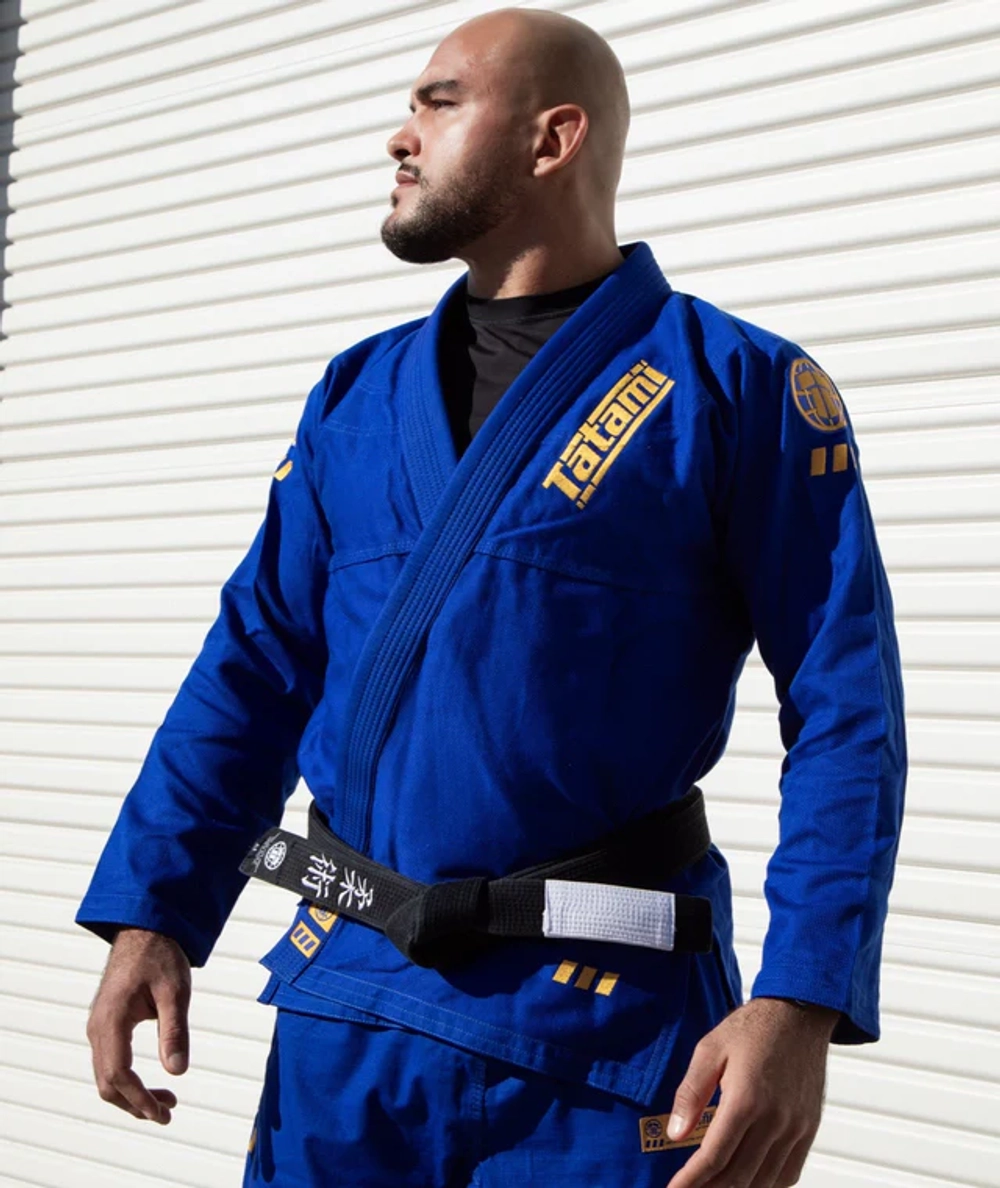 Кимоно Tatami PRO PRO SERIES GI - BLUE & CHAMPION GOLD