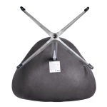 Кресло Bradex Home SWAN STYLE CHAIR тёмно-серый, искусственная замша