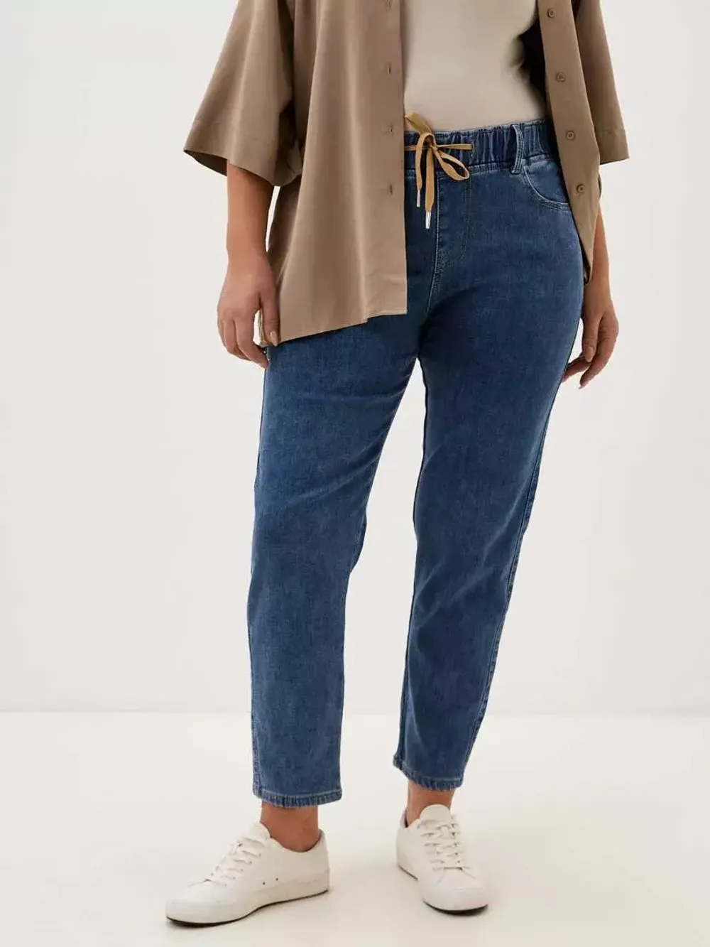 Джинсы утепленные больших размеров