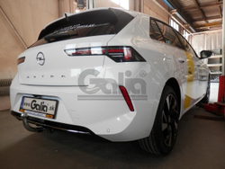 Оцинкованный фаркоп на Peugeot 308 SW хетчбек 5 дверей 2022-, Opel Astra L хетчбек 5 дверей 2022- (без электрики), Galia O075A