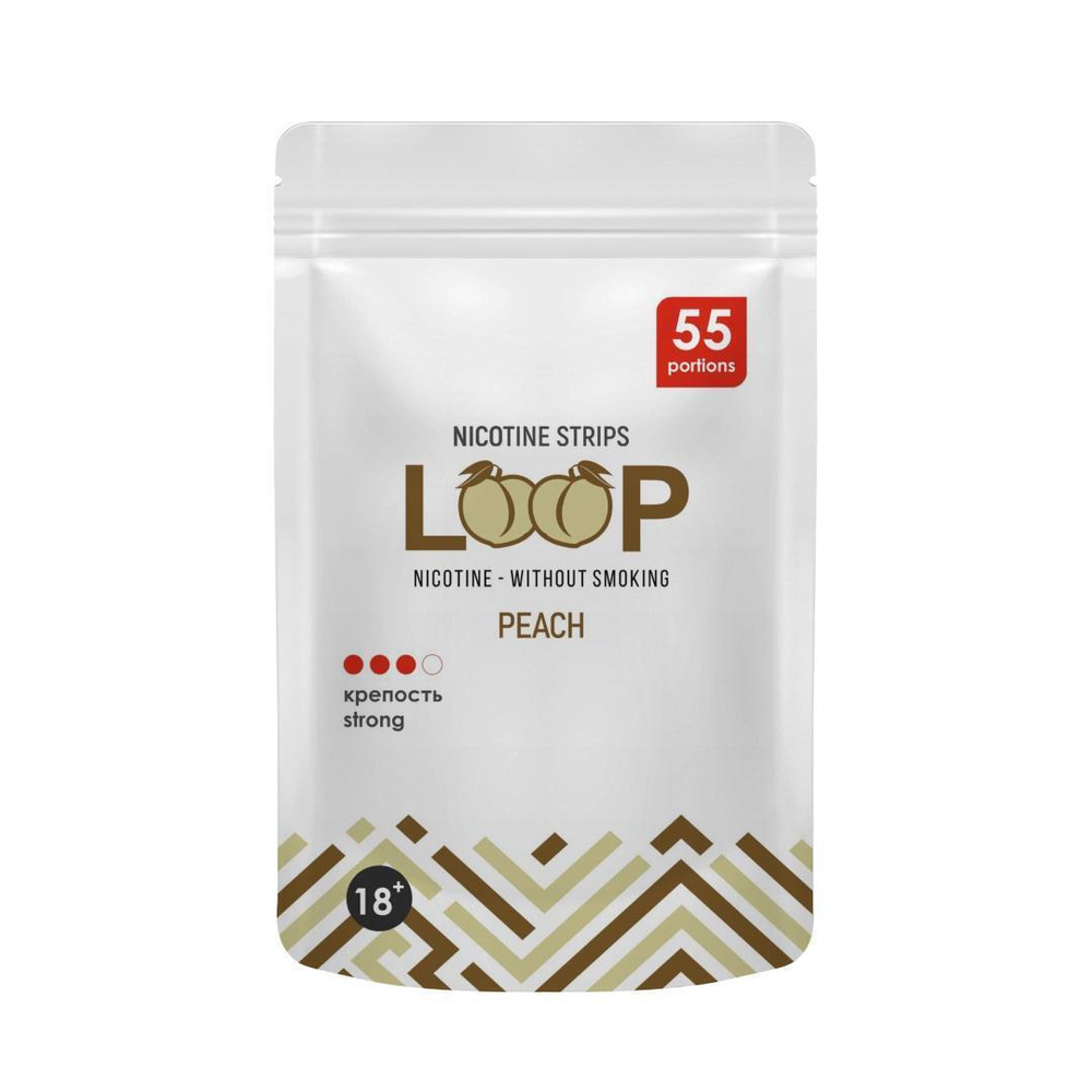 LOOP PEACH НИКОТИНОВЫЕ ПЛАСТИНКИ (6 МГ) - ПЕРСИК