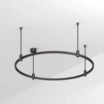 Основание ART-APRIORI-ROUND-ROD-400-R1000 (BK) (Arlight, IP20 Металл, 3 года) 048496