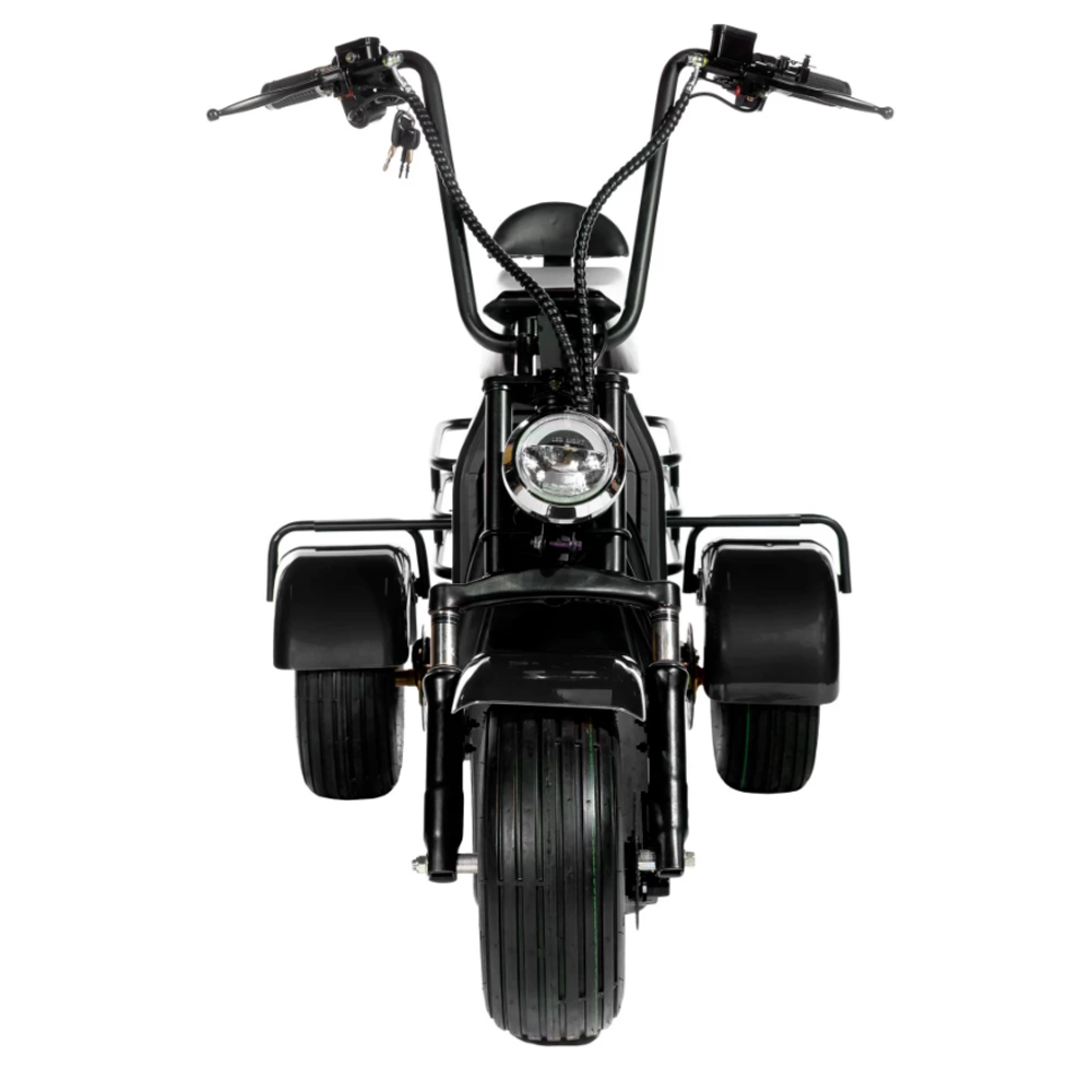 ЭЛЕКТРОСКУТЕР CITYCOCO GT X5 TRIKE 1500W 15AH 48V Карбон