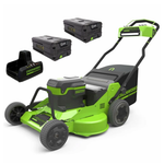 Cамоходная аккумуляторная газонокосилка Greenworks 82LM30S , 82v, 76 см, (2519207U2B), с 2хАКБ 5Ач и ЗУ для 2-х аккумуляторов