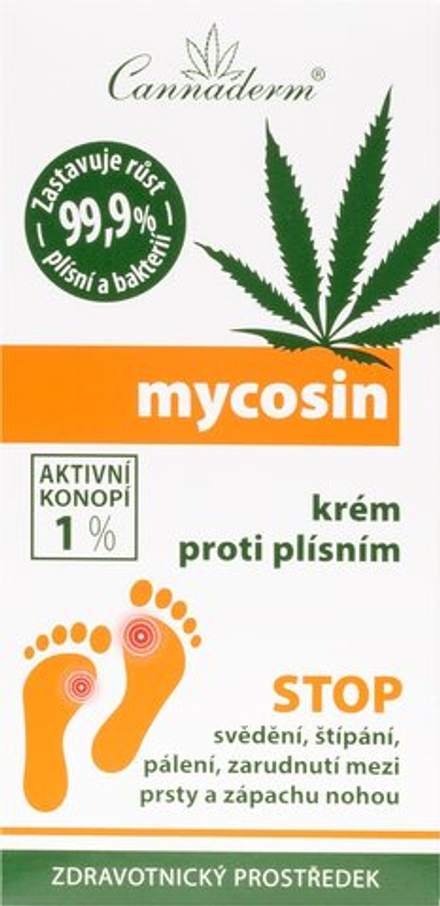 Cannaderm Mycosin wyrób medyczny - активный крем с конопляным маслом /   30  g  / GTIN 8594059739254