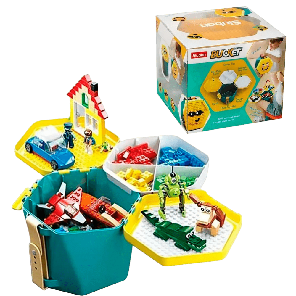 Конструктор Sluban в ведре