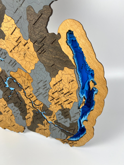 Панно Иркутская область с подсветкой