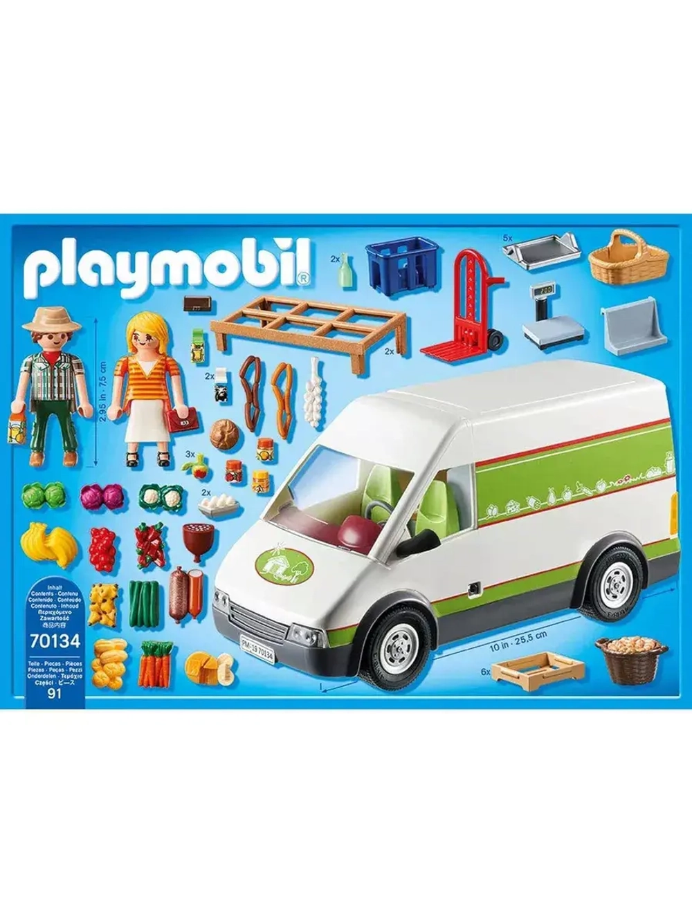 Набор Передвижной фургон с продуктами Плэймобил 70134
