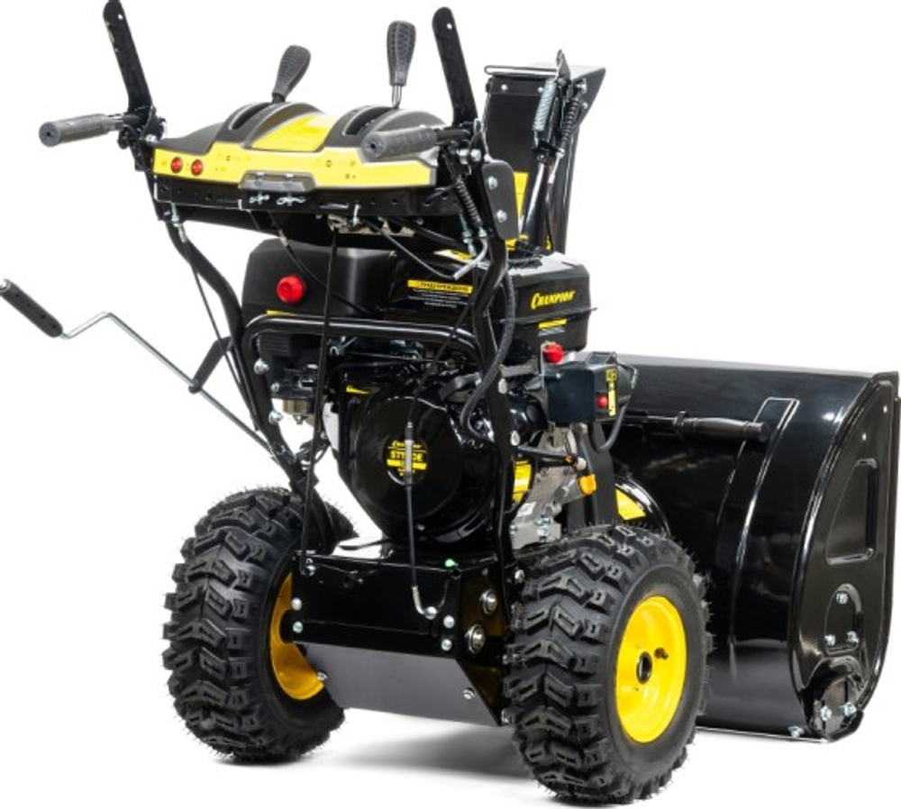 Снегоуборщик бензиновый выброс 15 м с электрозапуском CHAMPION ST1170E