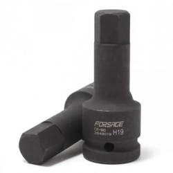 Головка-бита 6-гранная ударная, 30мм 3/4''(L-100мм) Forsage F-2649030