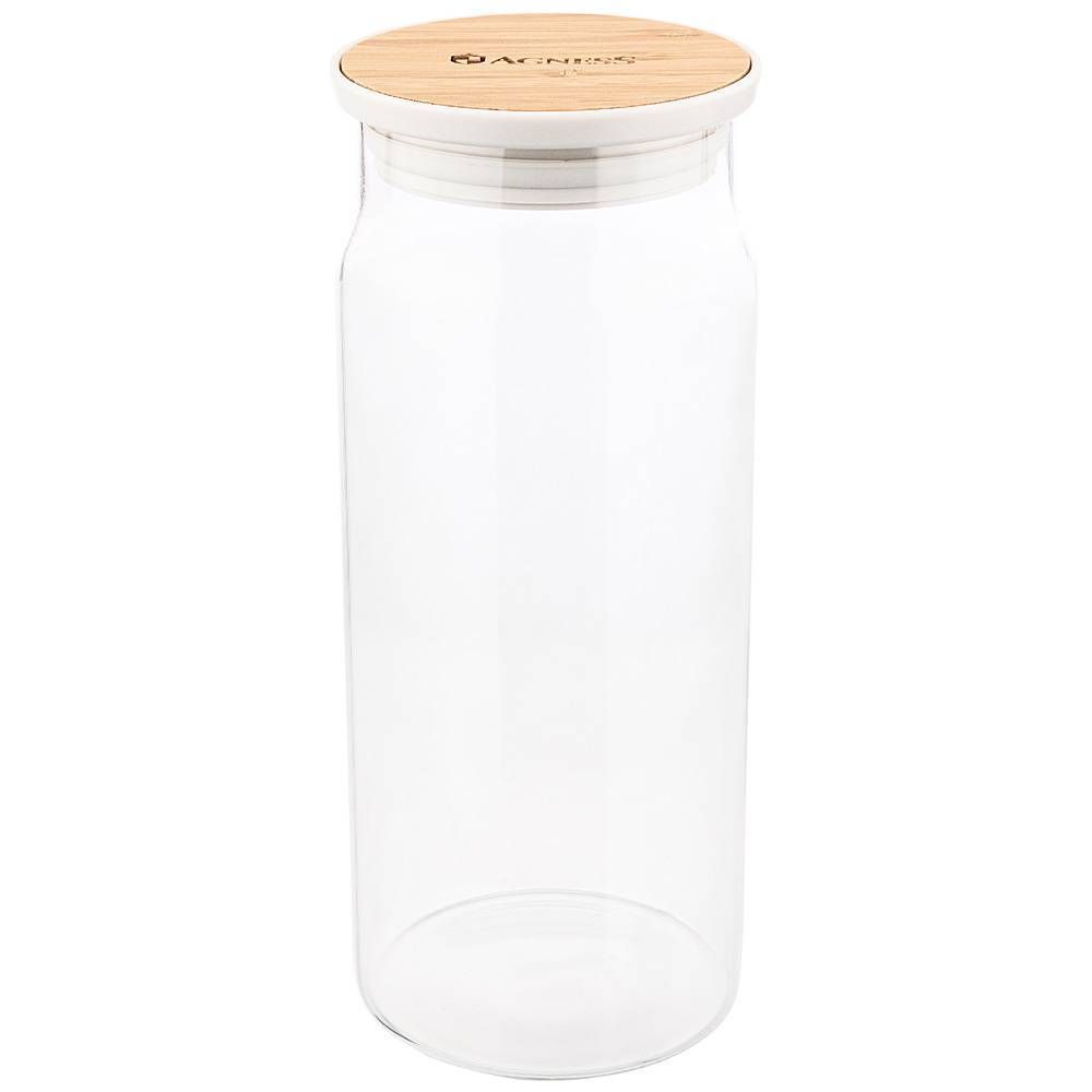 ЕМКОСТЬ ДЛЯ ПИЩЕВЫХ ПРОДУКТОВ AGNESS "NATIVE" D=9.45СМ H=22.8СМ, 1100 МЛ