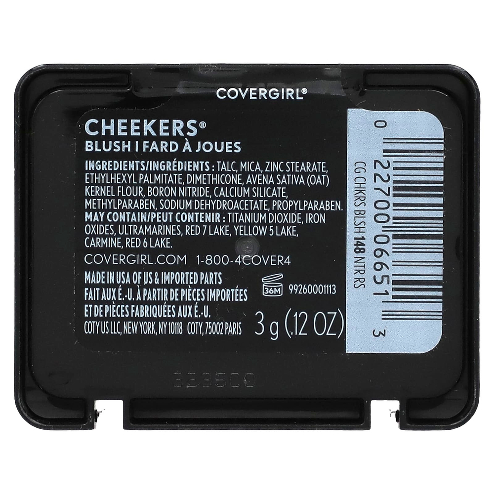 Covergirl, Cheekers Blush, оттенок 148 Natural Rose, 3 г (0,12 унции)